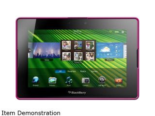 Amzer 90546 Luxe Argyle High Gloss TPU Soft Gel Skin Case for BlackBerry PlayBook Hot Pink