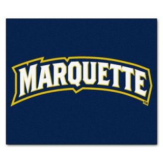 FANMATS NCAA Marquette University Blue 5 ft. x 6 ft. Area Rug 1606