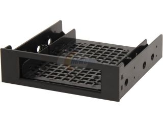 Rosewill RDRD 12001   2.5" or 3.5” HDD / SSD Drive Bracket For 5.25" Drive Bay, Black