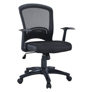 Manhattan Comfort Gracie Classic Adjustable Office Chair   Black   Desk Chairs