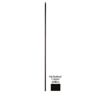House of Forgings Solid 44 in Oil Rubbed Copper Wrought Iron Versatile Stair Baluster