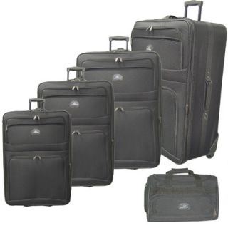 McBrine Luggage 5 Piece Upright Luggage Set