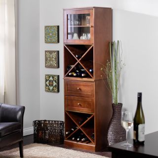 Lucca Home Storage with Drawers   Walnut
