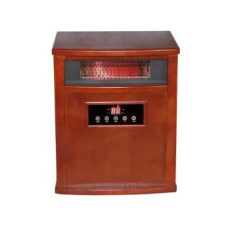 American Comfort Titanium 1,500 Watt Infrared Cabinet Portable Space Heater