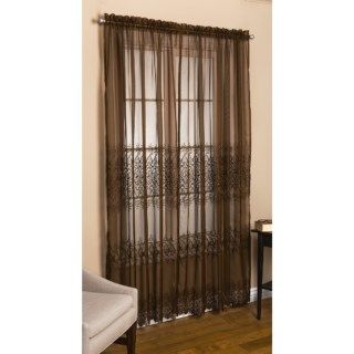 Commonwealth Home Fashions St. James Sheer Curtains   100x84", Pole Top 4566M 66