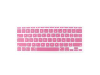 Pink Clear Notebook Laptop Keyboard Protector Film for Apple Macbook Air 11.6"