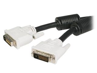 StarTech DVIDDMM40 Black 40 ft. 1 x 25 pin DVI D (Dual Link) Male to 1 x 25 pin DVI D (Dual Link) Male M M DVI D Dual Link Digital Video Monitor Cable   M/M