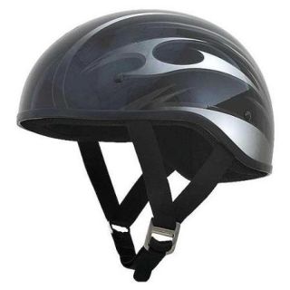 AFX FX 200 Slick Beanie Helmet Graphic Black/Silver MD