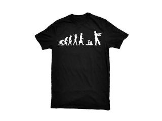 Adult Humor Men's T Shirt   Zombie Evolution (XX Large)
