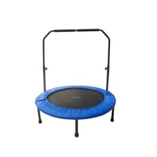 Upper Bounce 40 in. Mini Foldable Rebounder Fitness Trampoline with Adjustable Handrail UBSF01HR 40