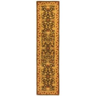 Safavieh Anatolia Charcoal/Red 2 ft. 3 in. x 8 ft. Runner AN548B 28