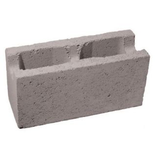 6 in. x 8 in. x 16 in. Gray Concrete Block 100002742