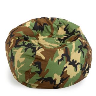 Ace Bayou Small Twill Camouflage Lounger Bean Bag Chair