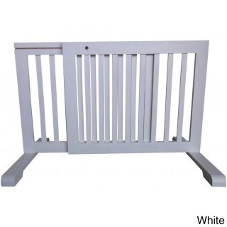 Free standing Adjustable Wood Pet Gate   Shopping   The Best