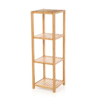 TMS Bamboo 4 Tier Vertical Shelf