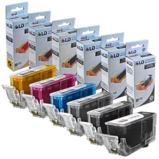 LD Canon PGI225 & CLI226 Compatible Set of 6 Ink Cartridges 1 Pigment Black PGI225, 1 each of CLI226 Black/Cyan/Magenta/Yellow/Gray