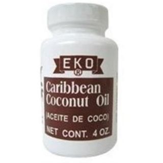 EKO Caribbean Coconut Oil (Aceite De Coco) 4 oz (Pack of 2)