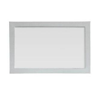 Belle Foret Sassy 24 in. L x 36 in. W Framed Wall Mirror in White BF90216