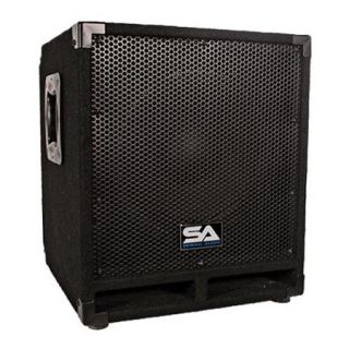 Seismic Audio   Powered 12" Pro Audio Subwoofer Cabinet   PA / Band / DJ / KJ   Mini Tremor