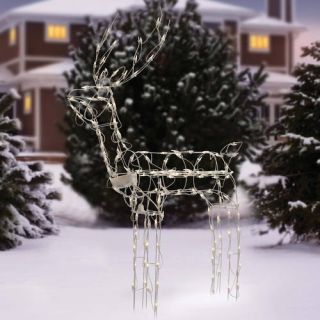 Holiday Time 48" Tall Animated Standing Buck Light Sculpture Christmas Decor