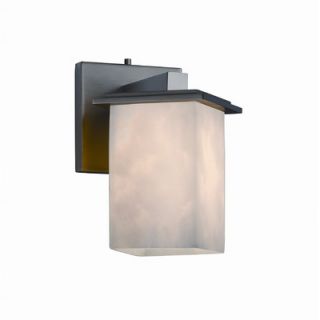 Justice Design Group Montana CandleAria Angled Bobeche 1 Light Wall