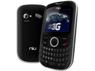 NIU Pana 3G TV N206 128 MB + 32 MB Silver Unlocked Dual SIM Cell Phone 2.0"