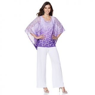 Slinky® Brand Ombre Lace Poncho   8052929