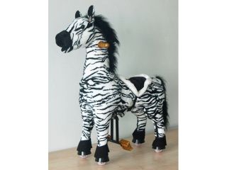 UFREE Walking Rocking Horse, Ride on Moving Zebra, Gift for Ages 3 5 Years