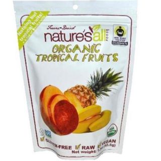 Nature's All Foods Organic Freeze Dried Raw Tropical Fruits    1.5 oz