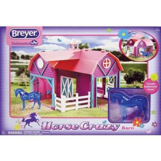 Breyer Stablemates Horse Crazy Barn Play Set