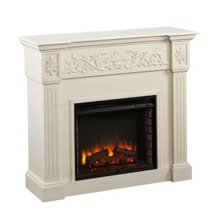 Upton Home Wellington Ivory Electric Fireplace   13187964  