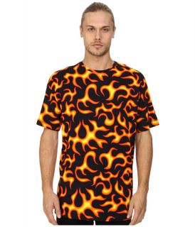 LOVE Moschino All Over Fire Print T Shirt