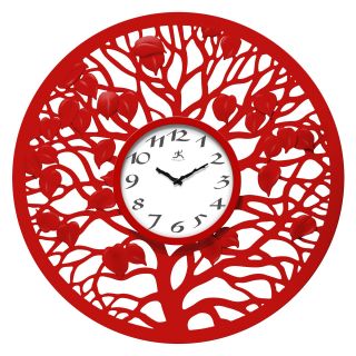 Infinity Instruments Red Oak 31 in. Wall Clock   Wall Clocks