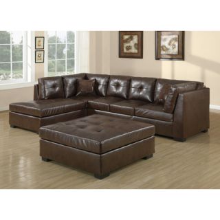 Monarch Specialties Inc. Bonded Leather Sectional