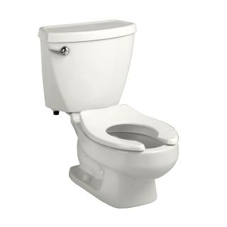 American Standard Baby Devoro White 1.28 GPF (4.85 LPF) 10 in Rough In WaterSense Round 2 Piece Childrens Height Rear Outlet Toilet