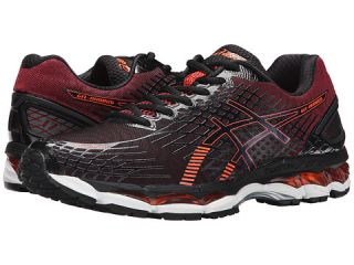 Asics Gel Nimbus 17 Black Hot Orange Deep Ruby