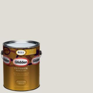 Glidden Premium 1 gal. #HDGWN48 Toasted White Flat Latex Exterior Paint HDGWN48PX 01F