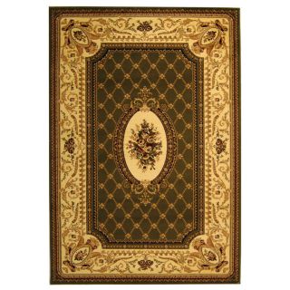 Safavieh Lyndhurst Sage and Ivory Rectangular Indoor Machine Made Area Rug (Common 5 x 8; Actual 63 in W x 90 in L x 0.33 ft Dia)