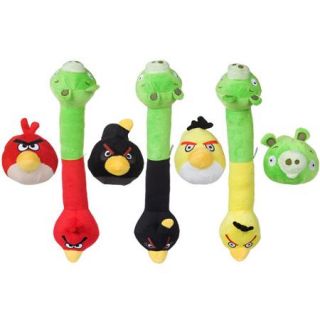 Hartz Angry Birds Two Heads Squeaker Dog Toy, 1ct (Character May Vary)