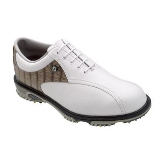 FootJoy Mens DryJoys Tour White/ Croc Golf Shoes   Shopping