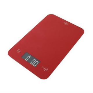 American Weigh Scales ONYX 5K RD Thin Digital Kitchen Scale Red