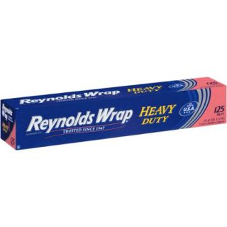 Reynolds Wrap Heavy Duty Aluminum Foil, 125 sq ft