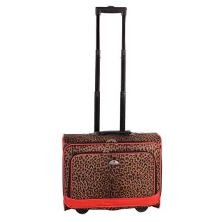 American Flyer Animal Print Carry on Under Seat Rolling Upright