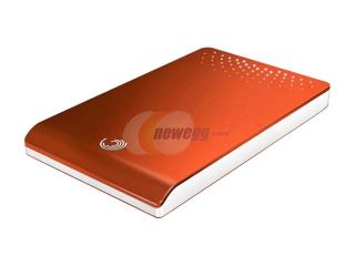 Seagate FreeAgent Go 320GB USB 2.0 2.5" External Hard Drive ST903203FEA2E1 RK Solar Orange