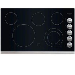 Frigidaire Gallery Gallery 36 in. Radiant Electric Cooktop in Stainless Steel with 5 Elements including a 6/9 in. Expandable Element FGEC3645PS