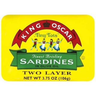 King Oscar Finest Brisling Sardines, 3.75 Oz