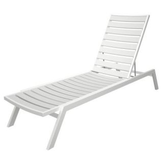 POLYWOOD&#174; Euro Recycled Plastic Chaise Lounge