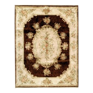 Austrian Brown Rectangular Indoor Hand Knotted Oriental Area Rug (Common 9 x 12; Actual 108 in W x 144 in L)