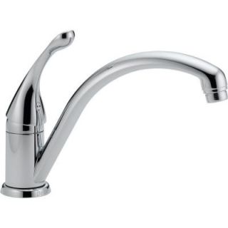 Delta Collins Lever Single Handle Standard Kitchen Faucet in Chrome 141 DST