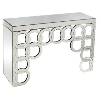 Sterling Industries Rings Mirrored Console